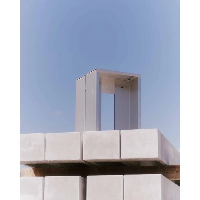 our society Re-Work Stool showroommodel alu