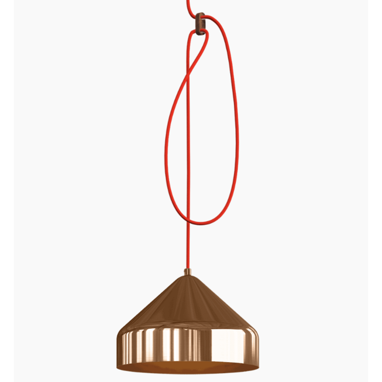 Vij5 Lloop Lamp copper  / orange fluor wire showroommodel