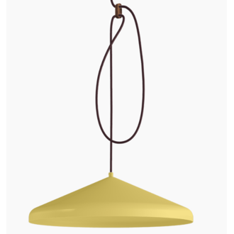 Vij5 LLoop Lamp XL yellow  / burgundy wire showroommodel