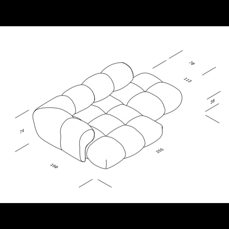 Objekte Unserer Tage Sander Sofa Design 06 Pure Orange Vidar 4 0542 showroommodel SALE