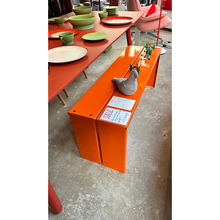 our society Re-Work bench orange showroommodel SALE