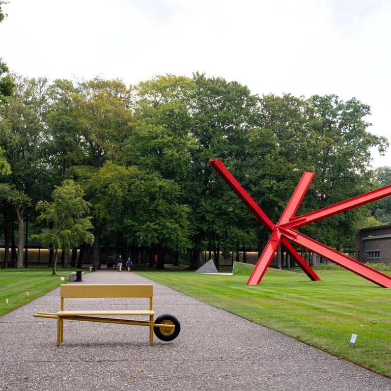 Weltevree Wheelbench Kröller-Müller Edition aluminium