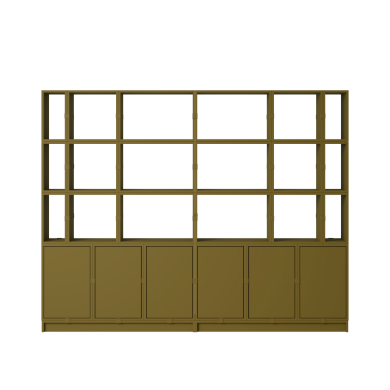 Muuto Stacked System brown/green showroommodel