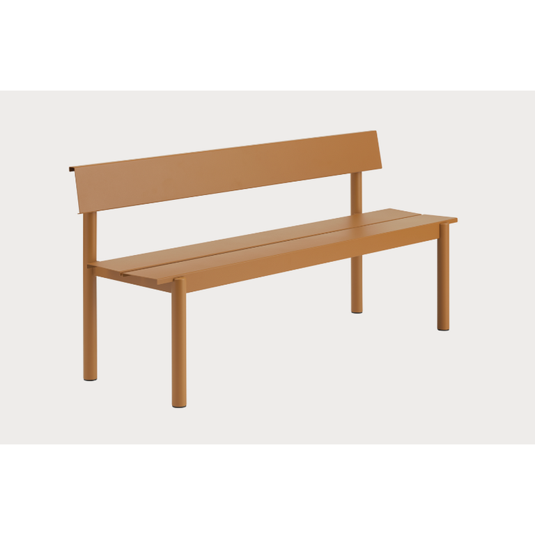 Muuto Linear Steel Bench w. Backrest 170 x 34 cm
