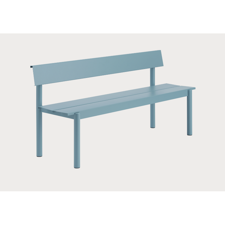 Muuto Linear Steel Bench w. Backrest 170 x 34 cm