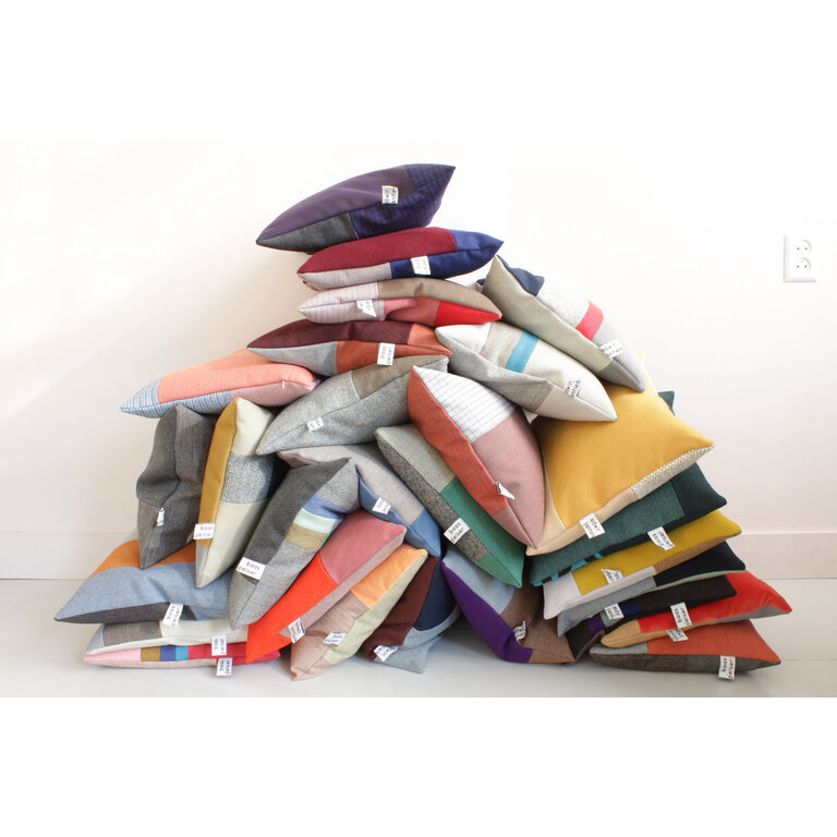 Jantien Baas X Edwin Pelser Kussens gemaakt van restanten Kvadrat stof DL4