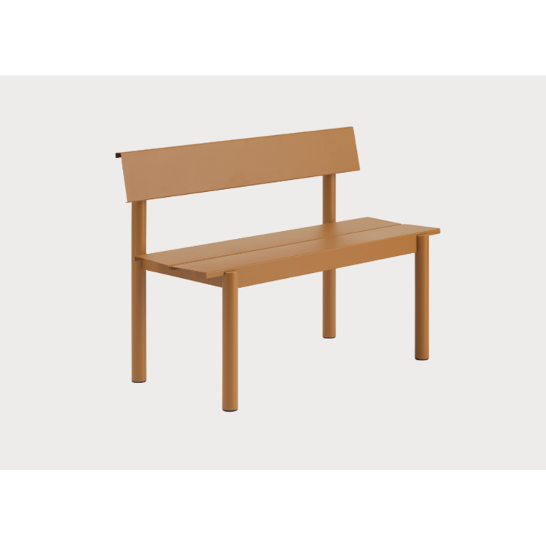 Muuto Linear Steel Bench w. Backrest 110 x 34 cm