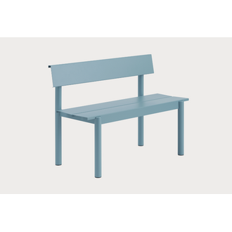 Muuto Linear Steel Bench w. Backrest 110 x 34 cm