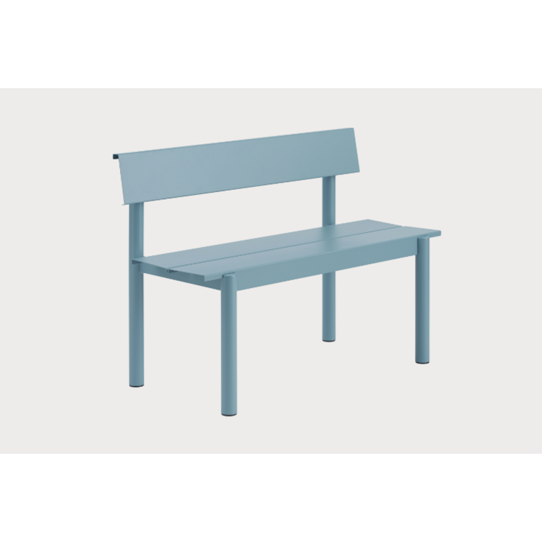 Muuto Linear Steel Bench w. Backrest 110 x 34 cm
