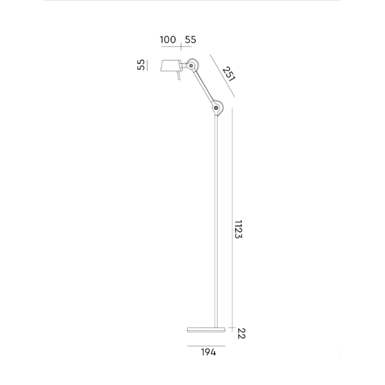 Tonone bolt10 floor lamp