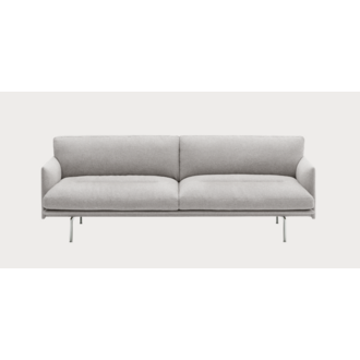 Muuto Outline Soft Sofa 3-seater/ black base