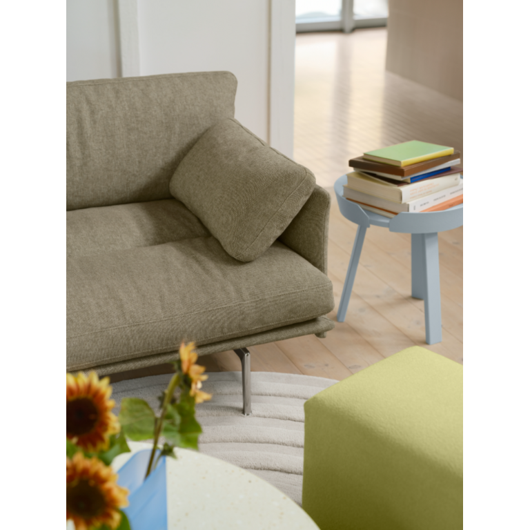 Muuto Outline Soft Sofa 3-seater/ black base