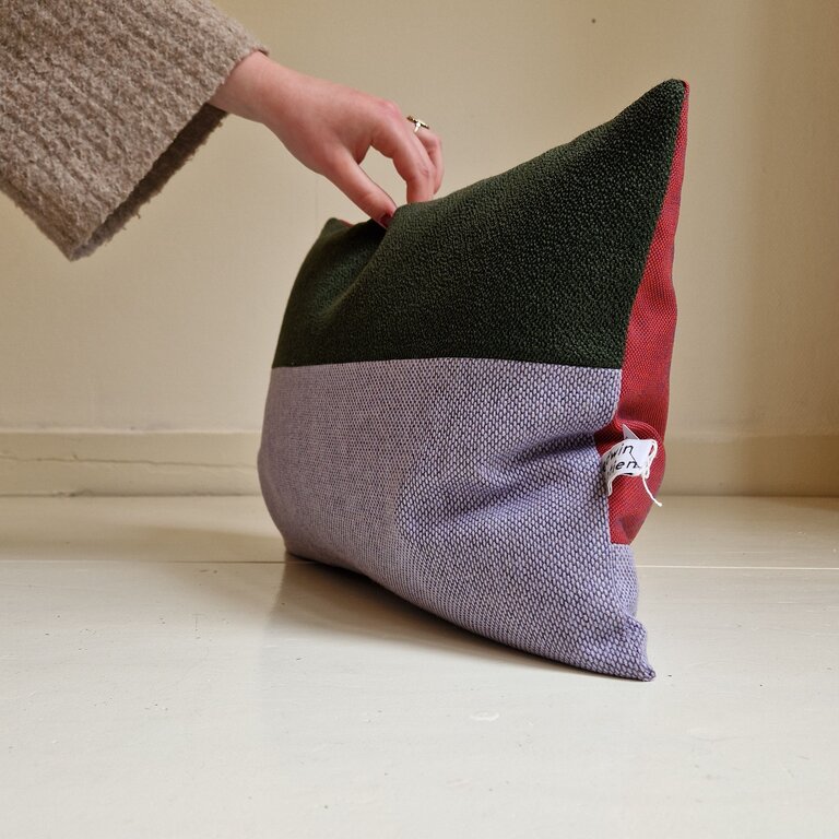 Jantien Baas X Edwin Pelser Kussens gemaakt van restanten Kvadrat stof DL6 (Deel 1)