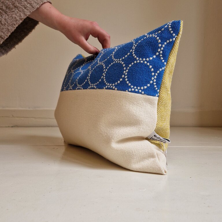 Jantien Baas X Edwin Pelser Kussens gemaakt van restanten Kvadrat stof DL6 (Deel 1)