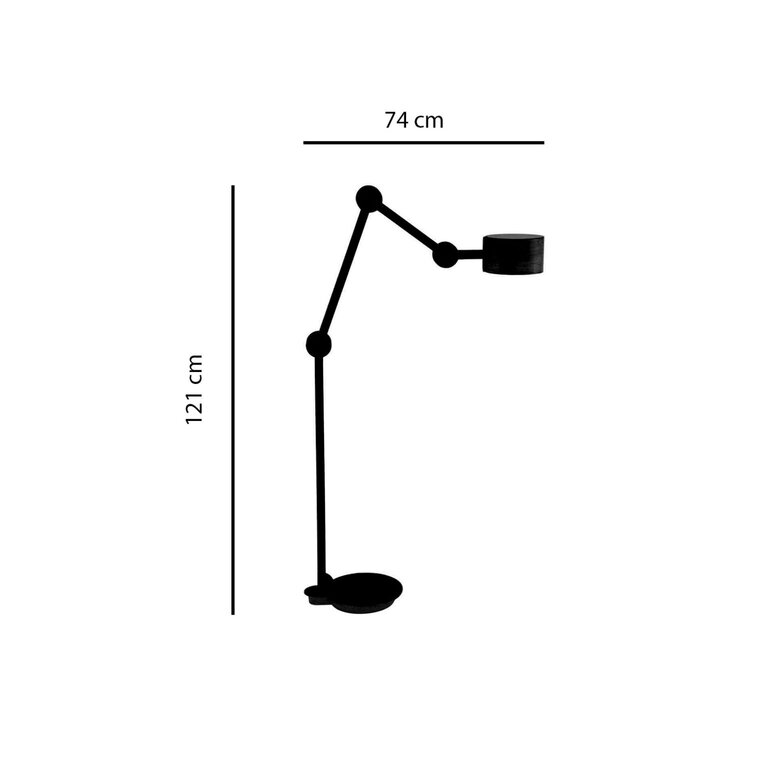 Arend Groosman Circle Arc vloerlamp dubbel