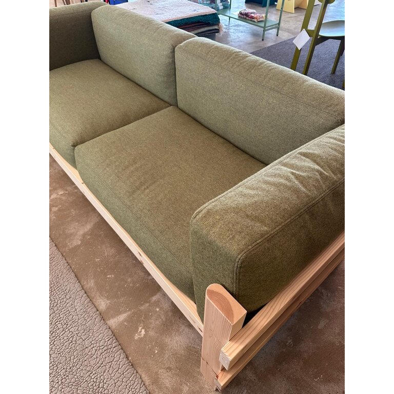 Normann Copenhagen Kube Sofa 3-Seater Pine  showroom model Synergie LDS 48 interfuse