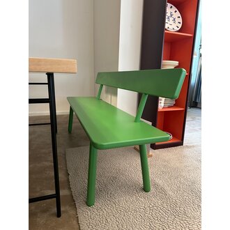 Another Country Bench Back One Oak 160 cm May Green showroom model Another Country Bench Back One Oak 160 cm May Green showroom model
