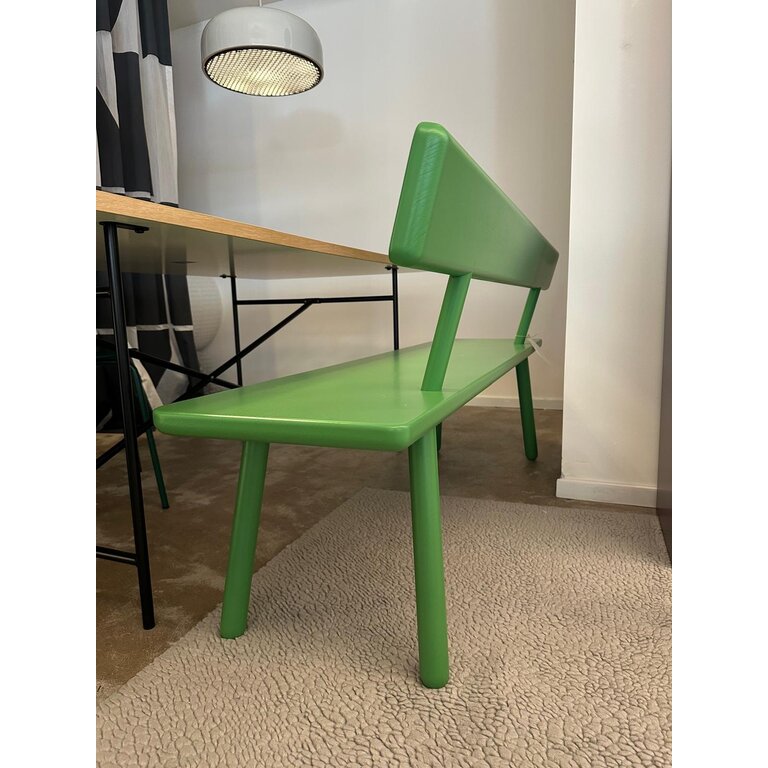 Another Country Bench Back One Oak 160 cm May Green showroom model