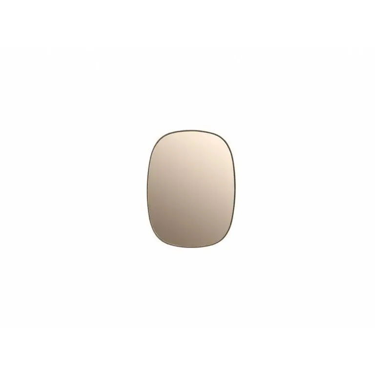 Muuto Framed Mirror small Small - Rose/Rose glass showroomitem