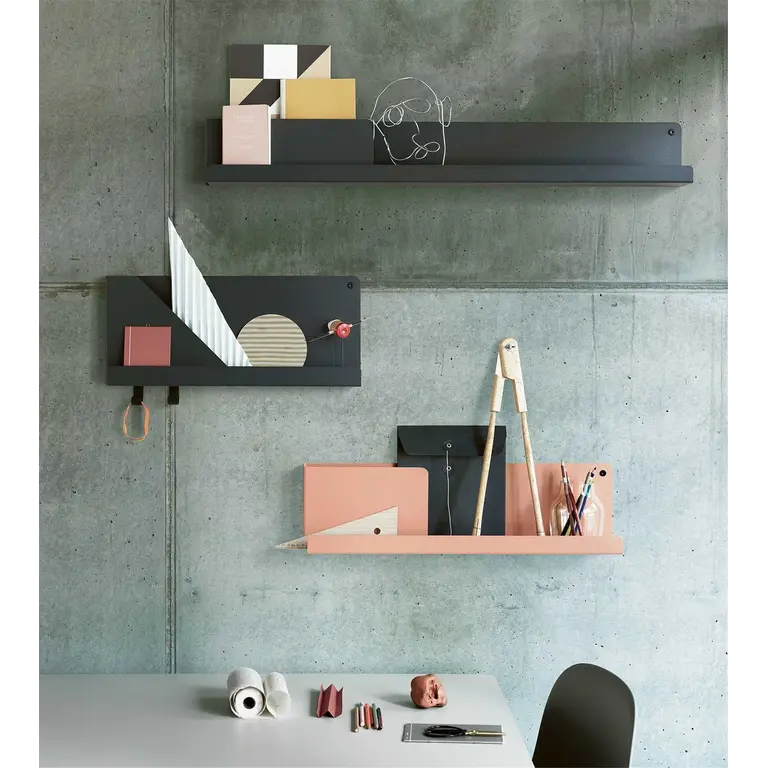 Muuto folded shelve 29,5 x 40  blue grey showroom item