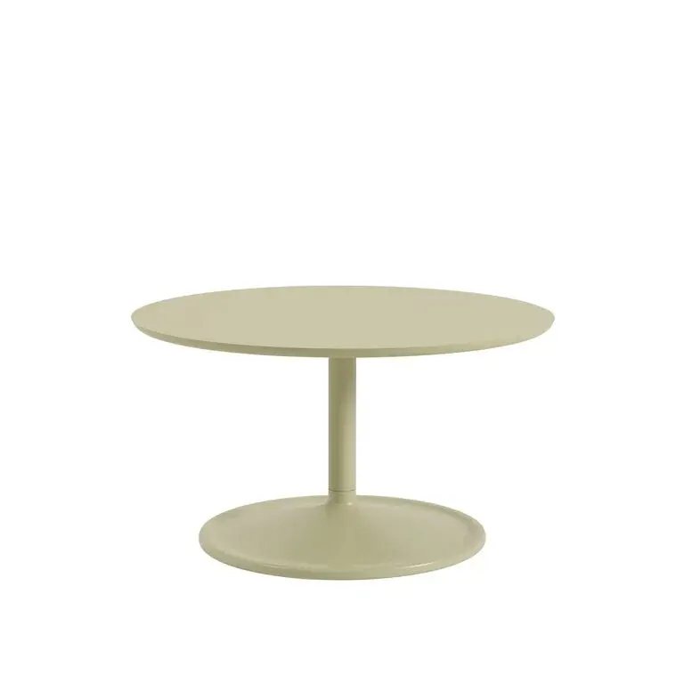 Muuto Soft Coffee Table  Ø 75 h : 42 Beige Green Laminate/Beige Green showroom item