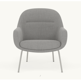 Muuto Fiber Lounge Armchair tube base Remix 133