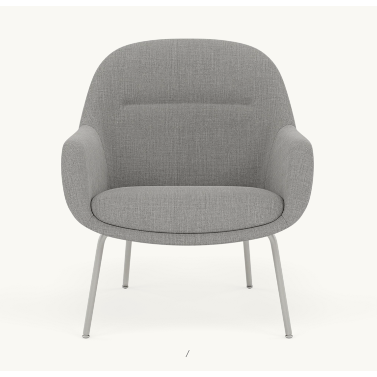 Muuto Fiber Lounge Armchair tube base Remix 133