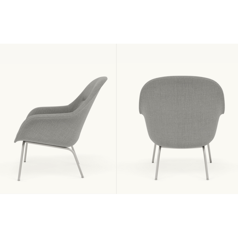 Muuto Fiber Lounge Armchair tube base Remix 133