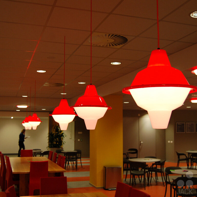 Major Tom Pendant lamp double (white, yellow, ochre or red)