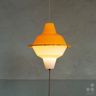 Major Tom Pendant lamp double (white, yellow, ochre or red)