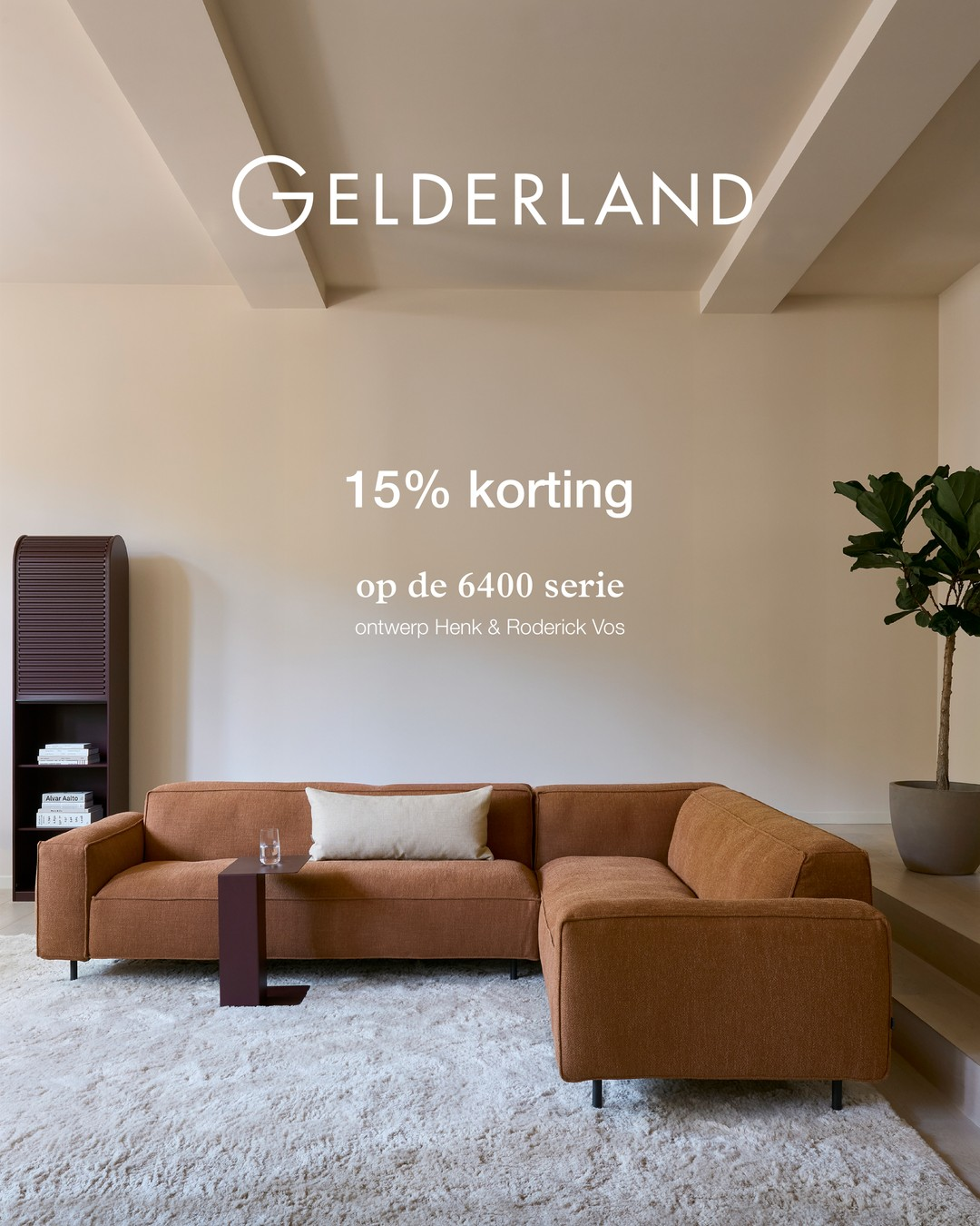 15% korting op de 6400 Sofa van Gelderland