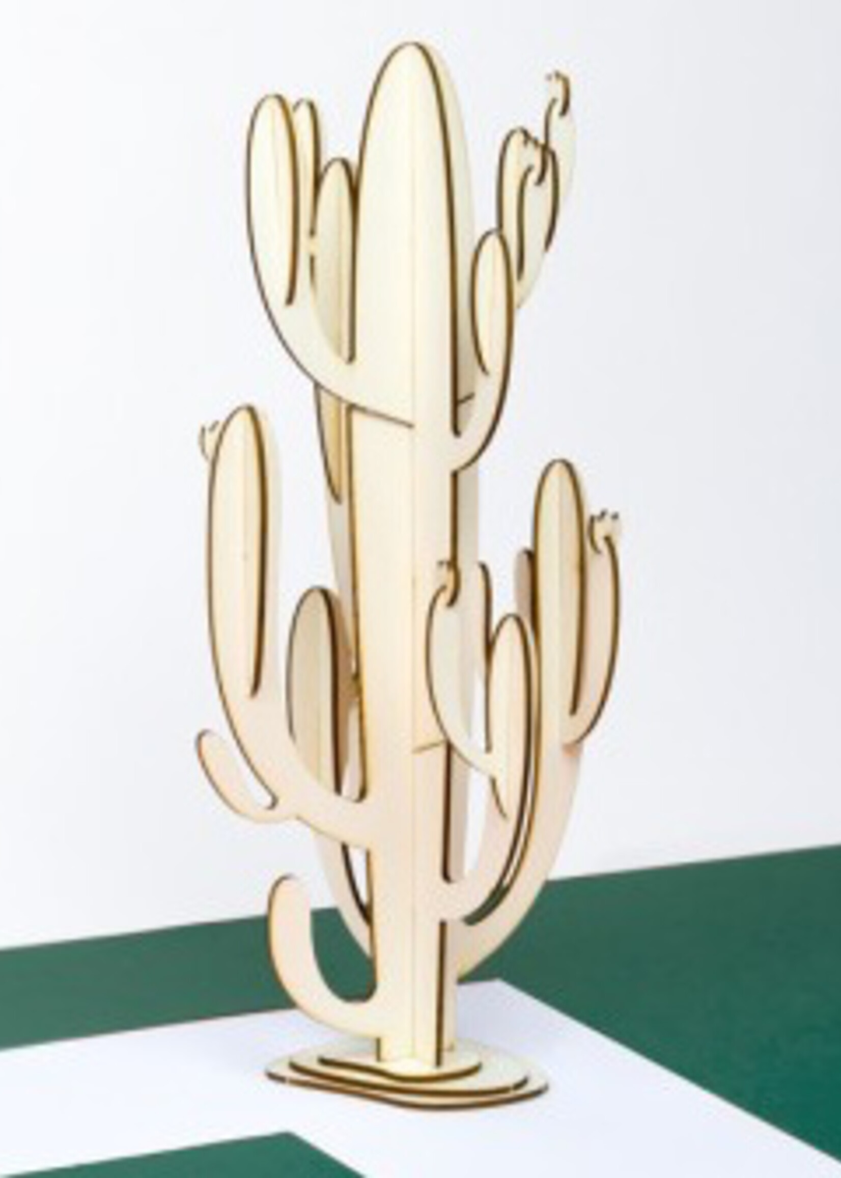 Wooden Cactus