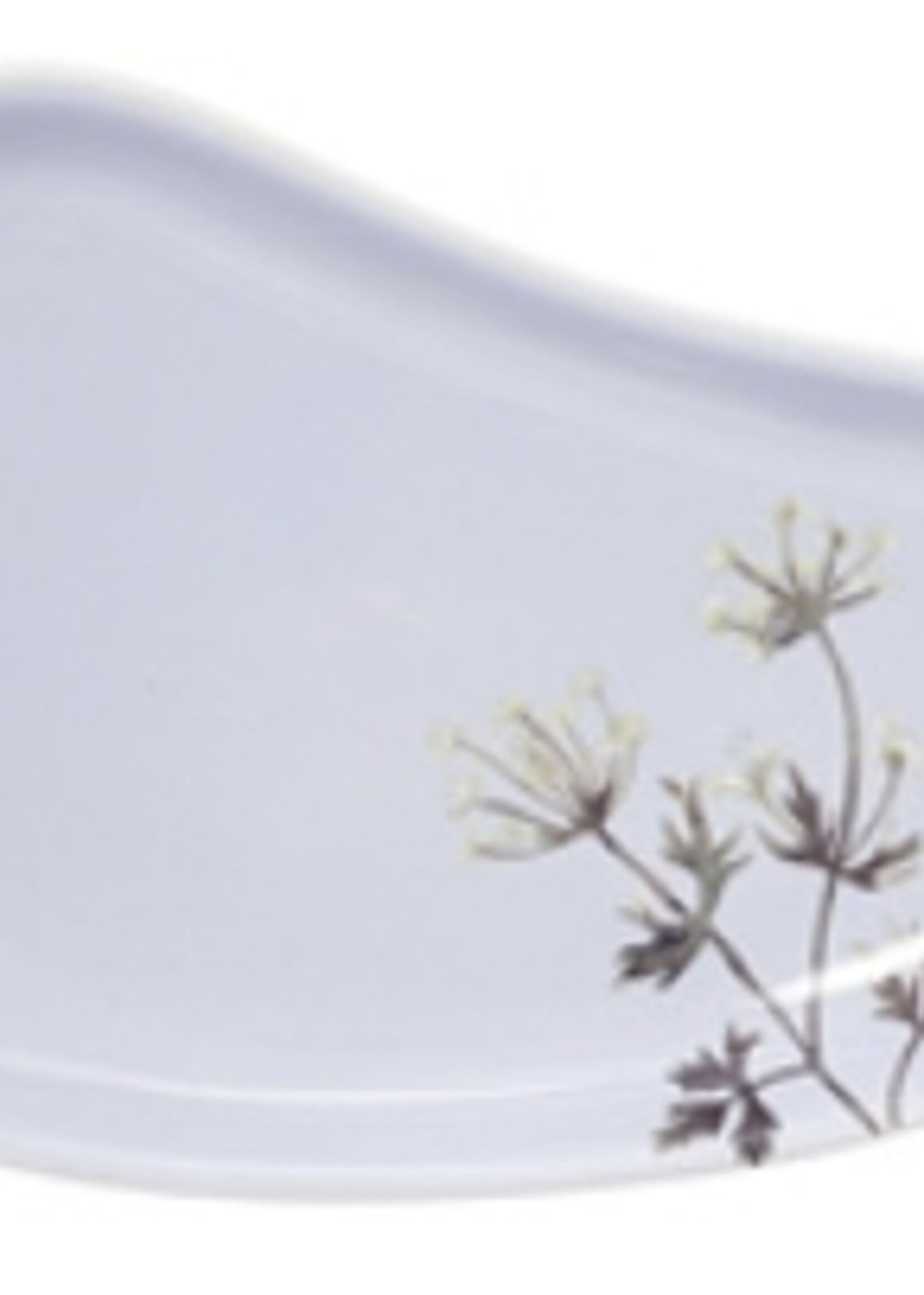 Bloomingville Flora plat, Multi color Stoneware Licht Paars