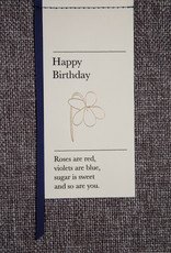 Poëzie kaart _ Happy Birthday