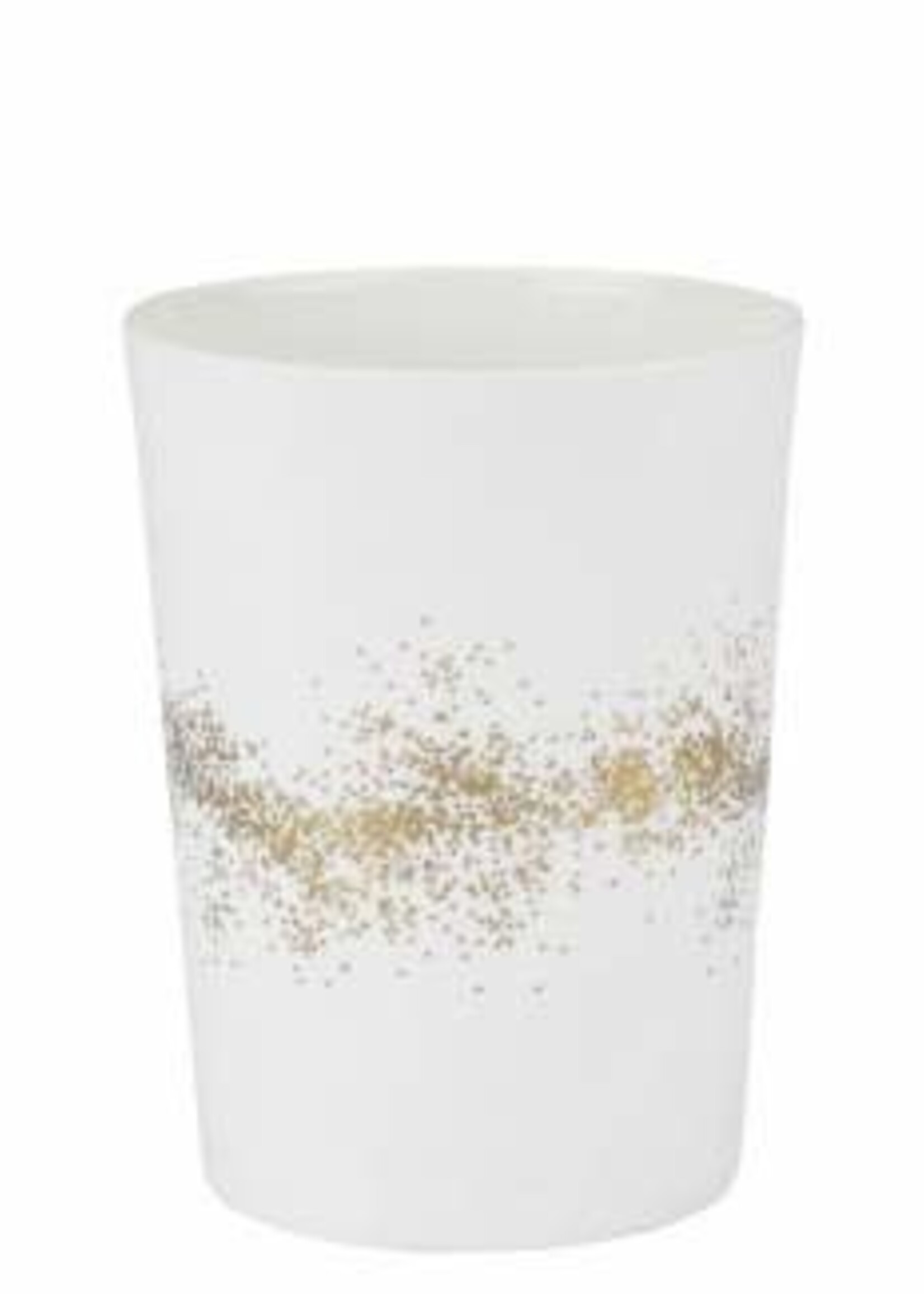 Räder Theelicht gold dust medium _ Ø 8cm / H 10cm