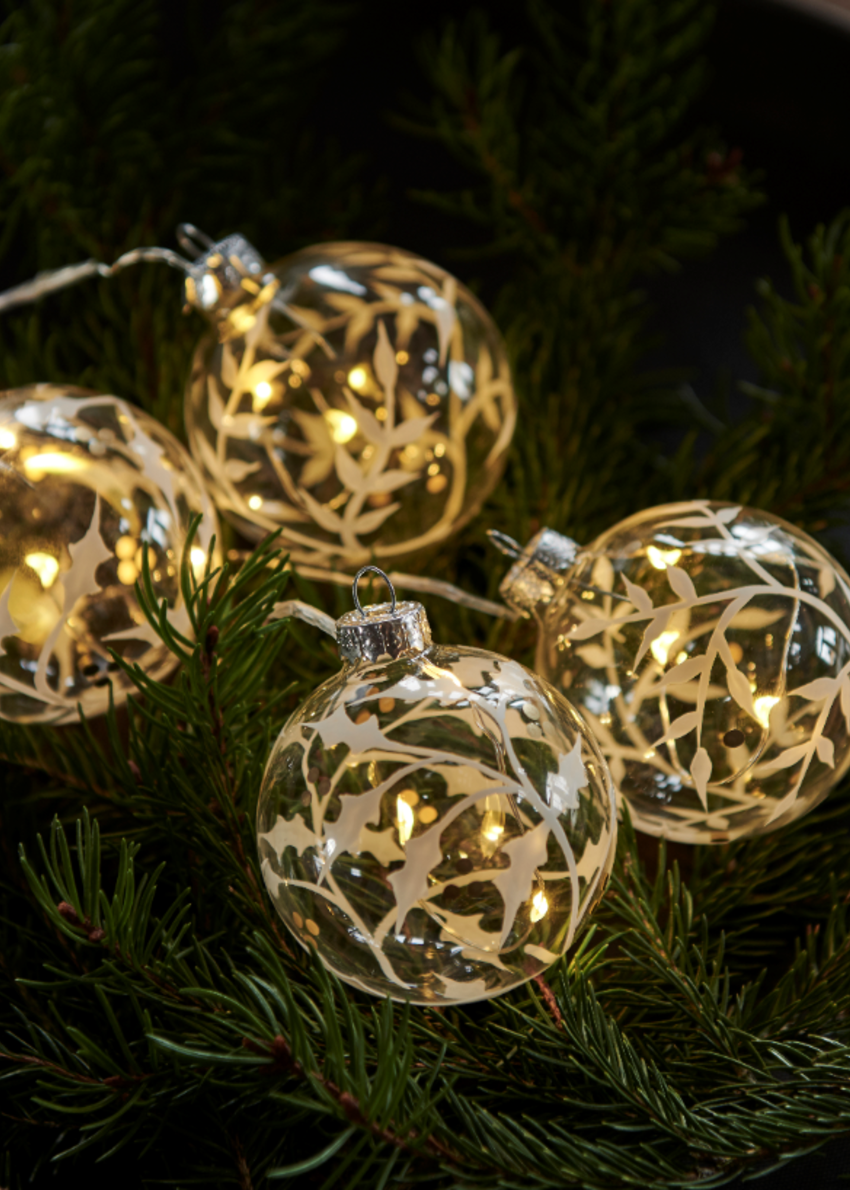 Sirius Christmas tree balls, (4st)