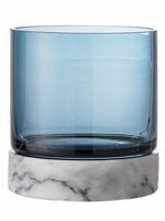 Bloomingville Tate Votive, blauw, glas,  Ø11xH12 cm