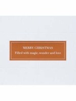 Räder White christmas postcard "Merry christmas"