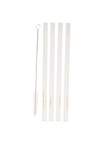 Räder Glass straw set of 4pcs lengte 21cm Dia 1cm