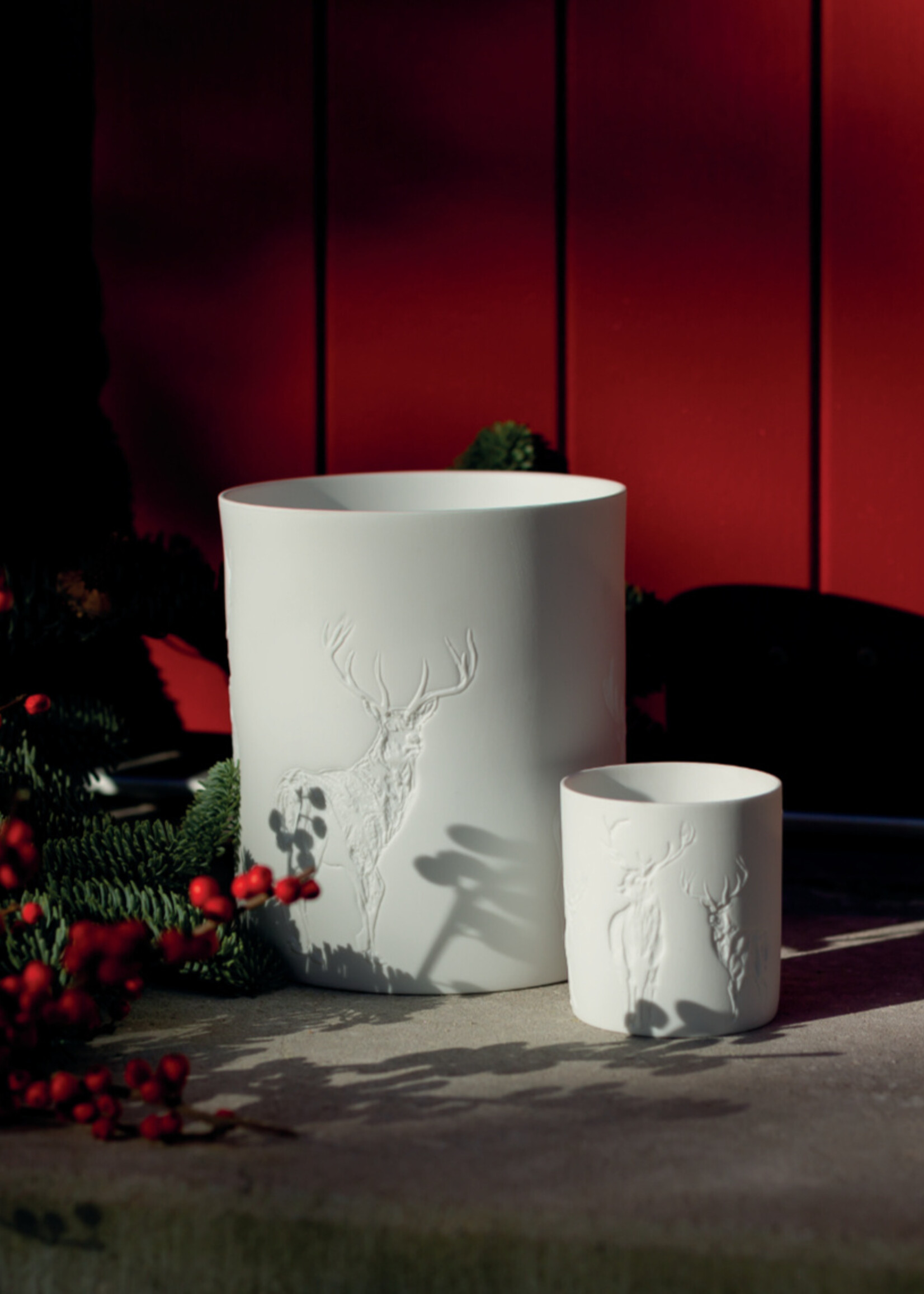 Räder Porcelain light Deer D6,5cm H 7cm