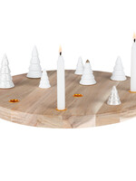 Räder Wintertown Fir tree forest dia:28cm H8cm