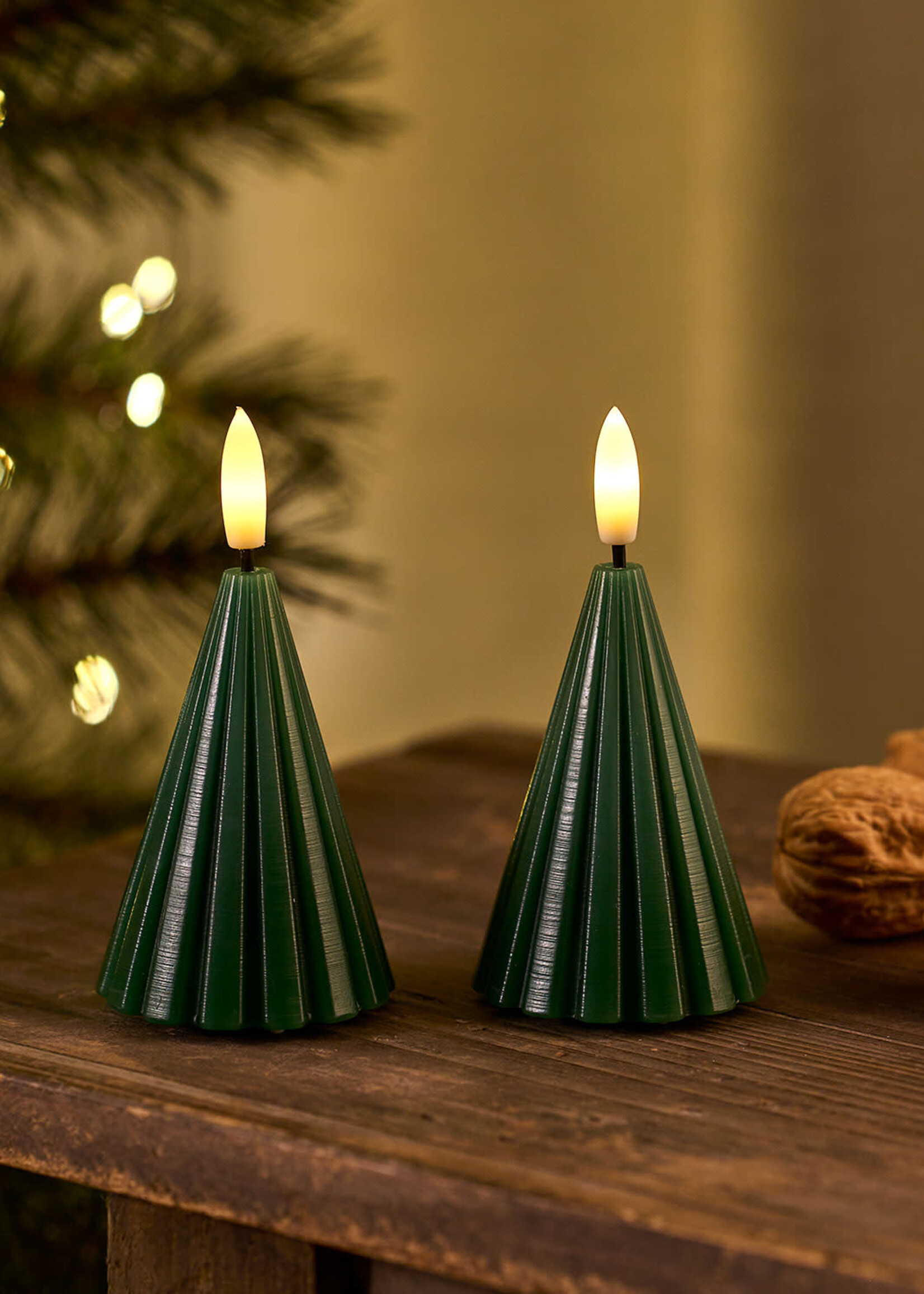 Sirius Laura tree - set 2 stuks - 11 cm - groen