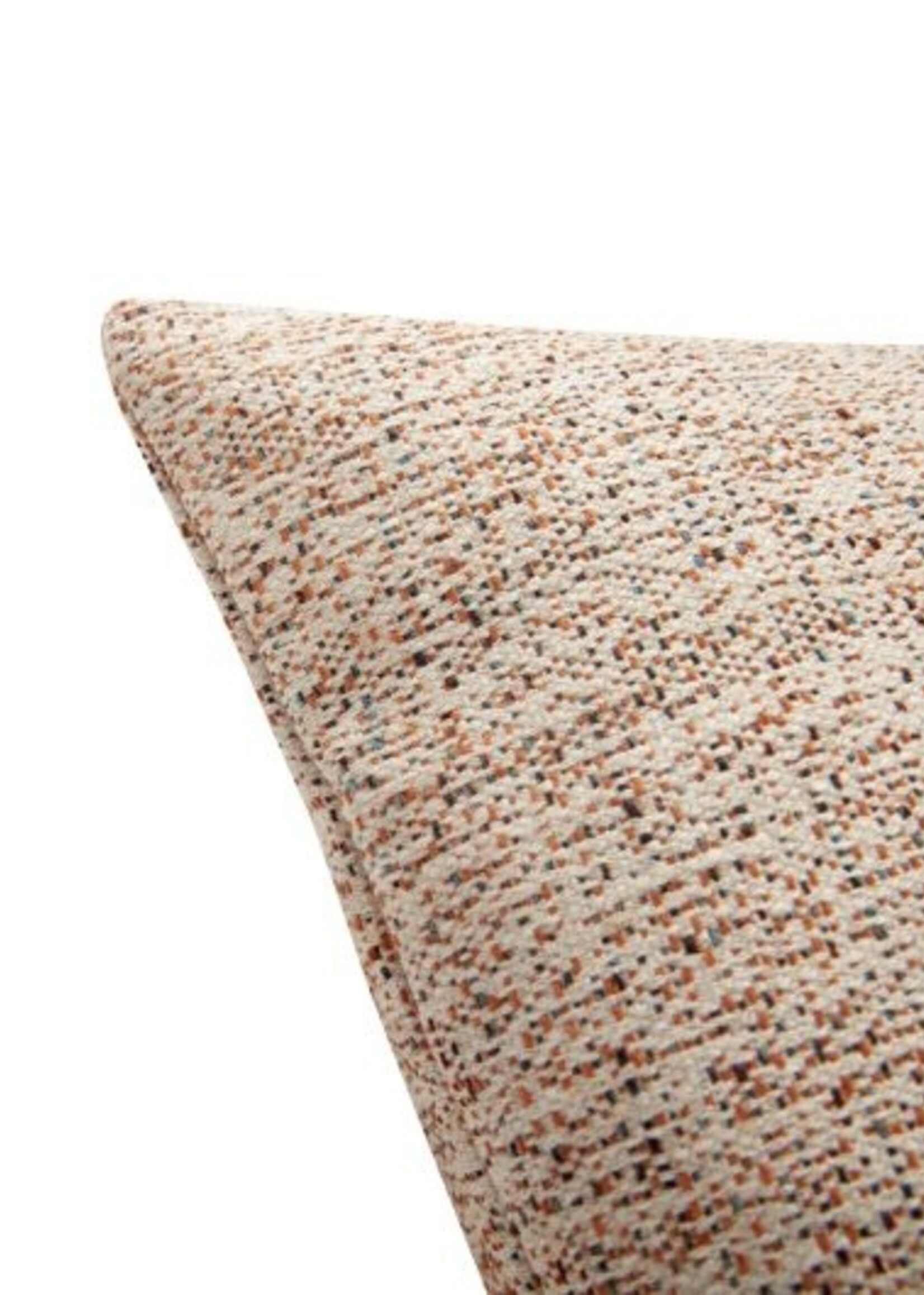 Hübsch Speckle Kussen Zand/Oranje