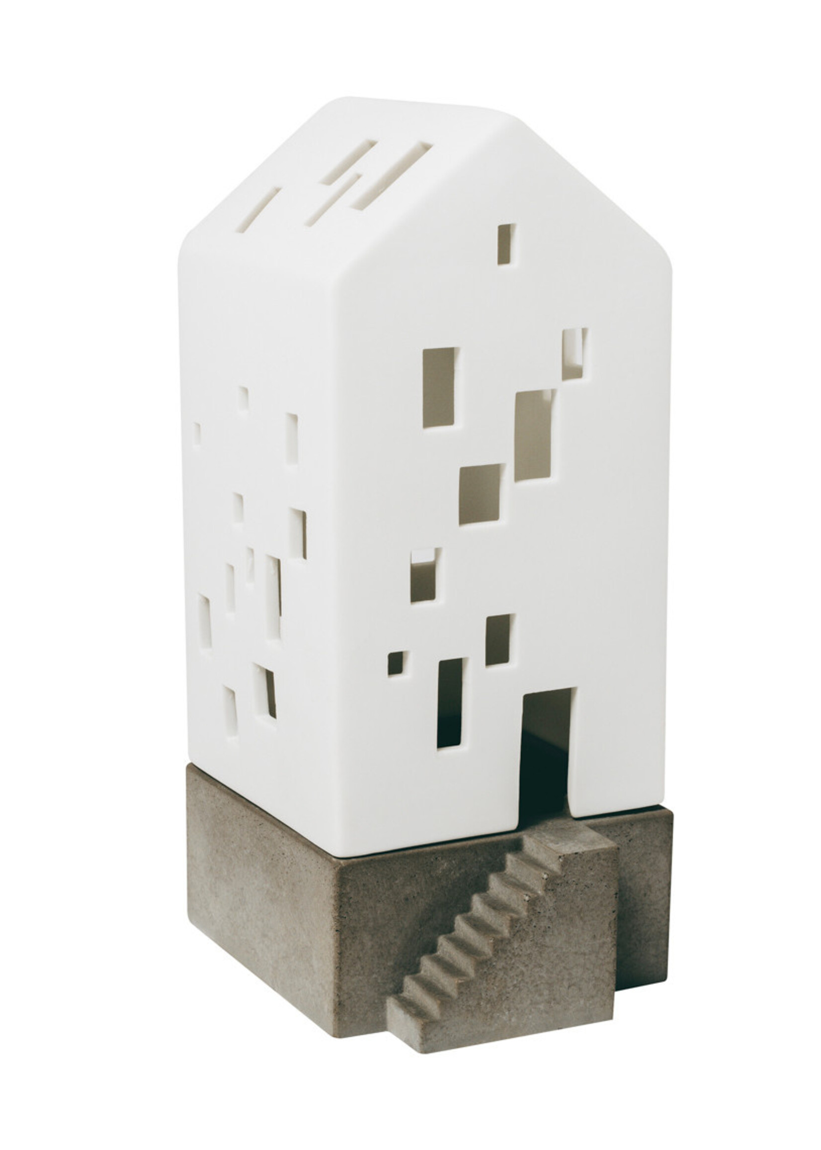 Räder Lichthuis met betonsokkel klein appartement huis
