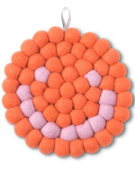 Aveva design Onderzetter, Rond, SMILEY, grapefruit