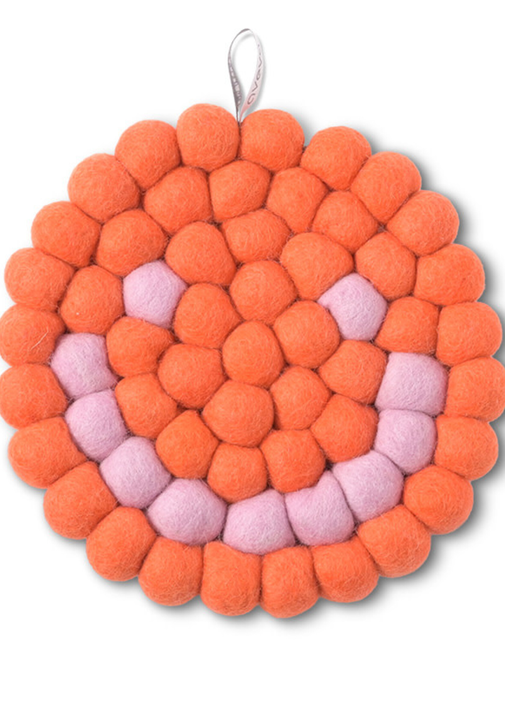 Aveva design Onderzetter, Rond, SMILEY, grapefruit