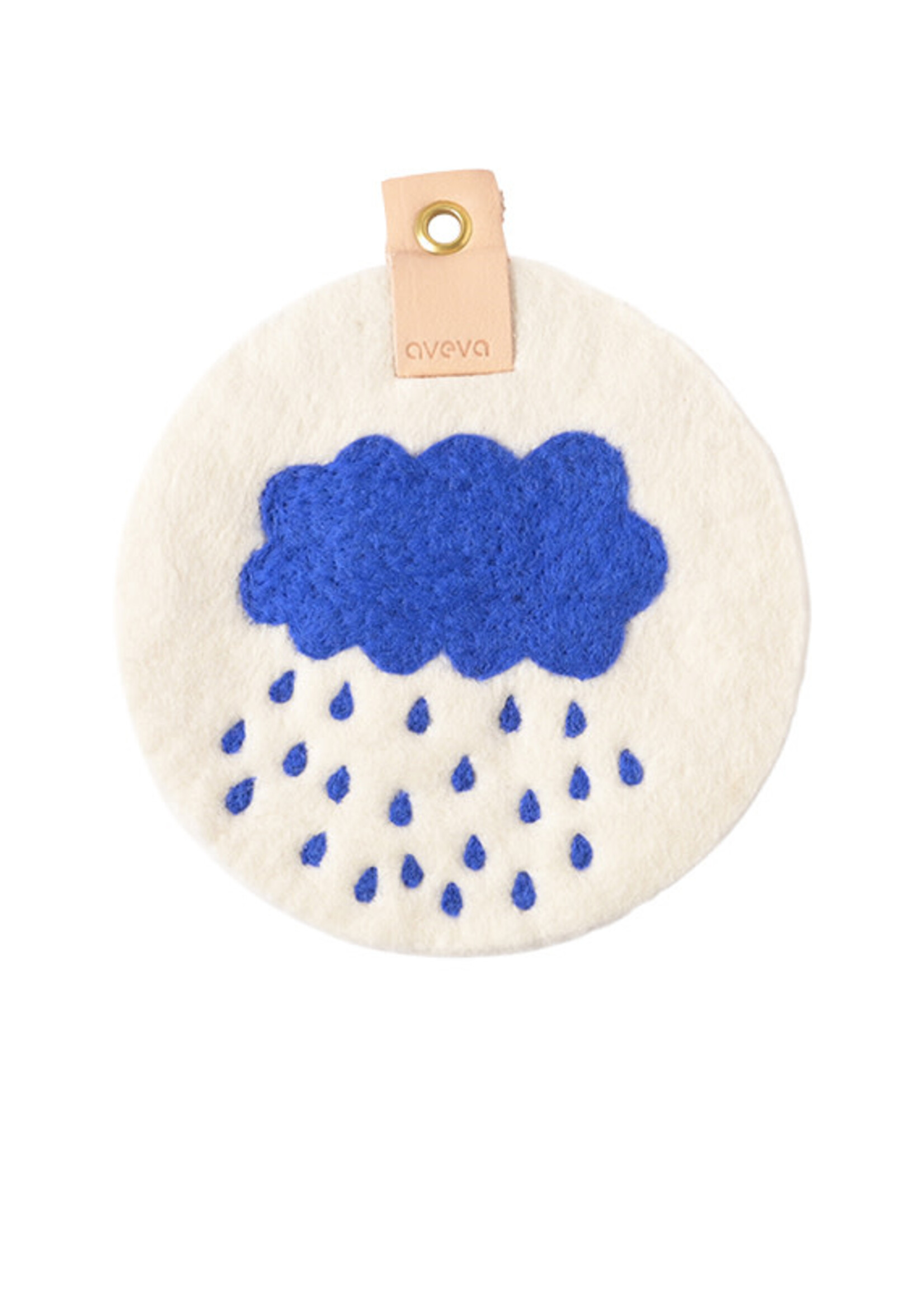 Aveva design Onderzetter, rond, kunst, wolk