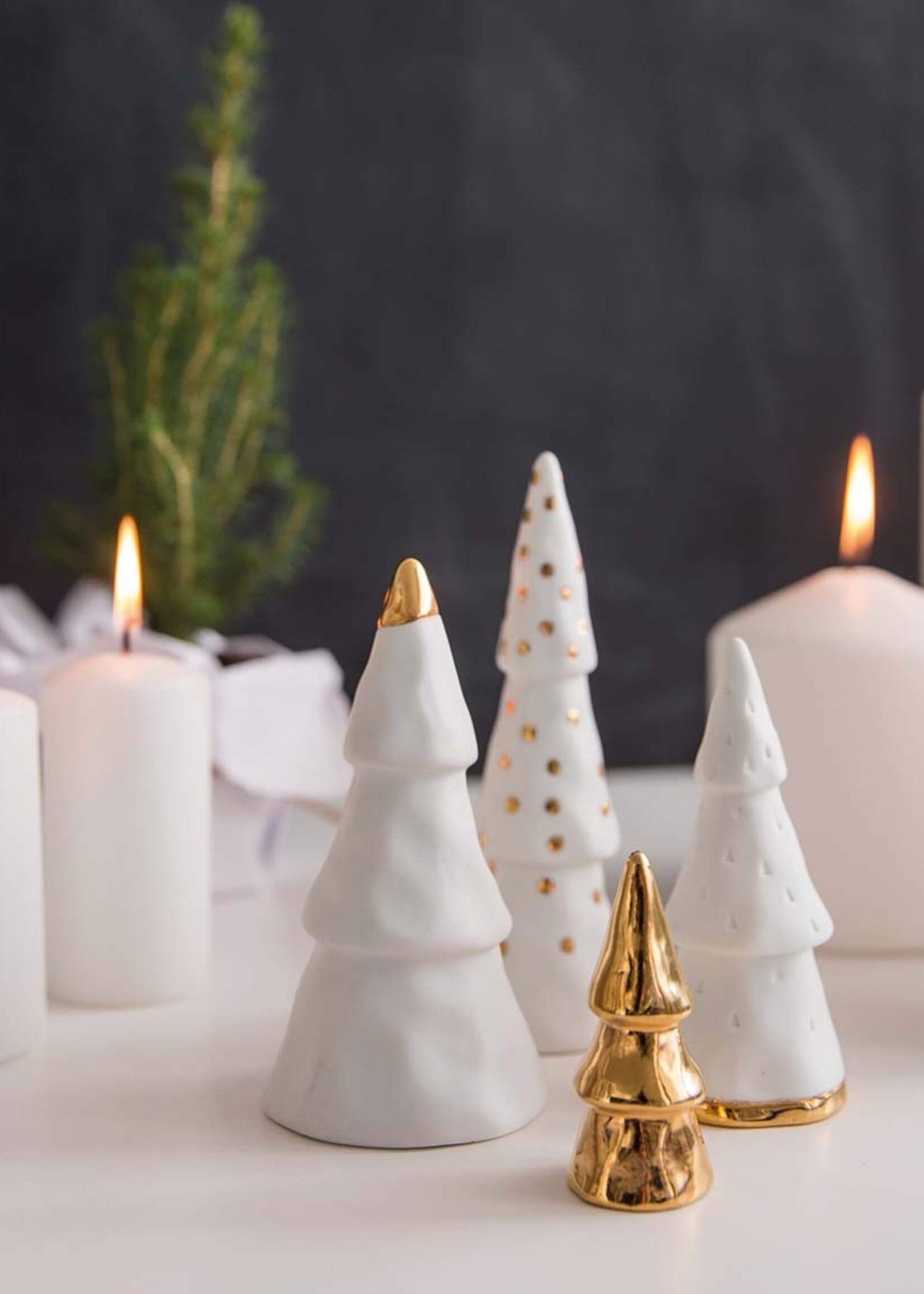 Räder Winter forest. Set of 4. Gold