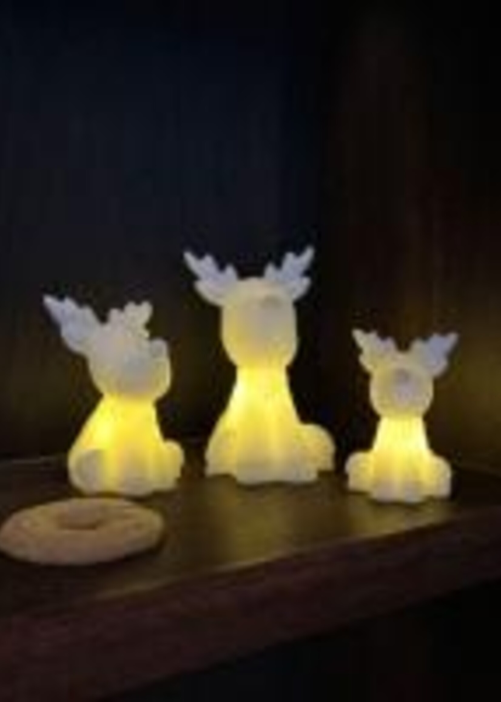 NAJA REINDEER 9x8xH11,6cm WHITE