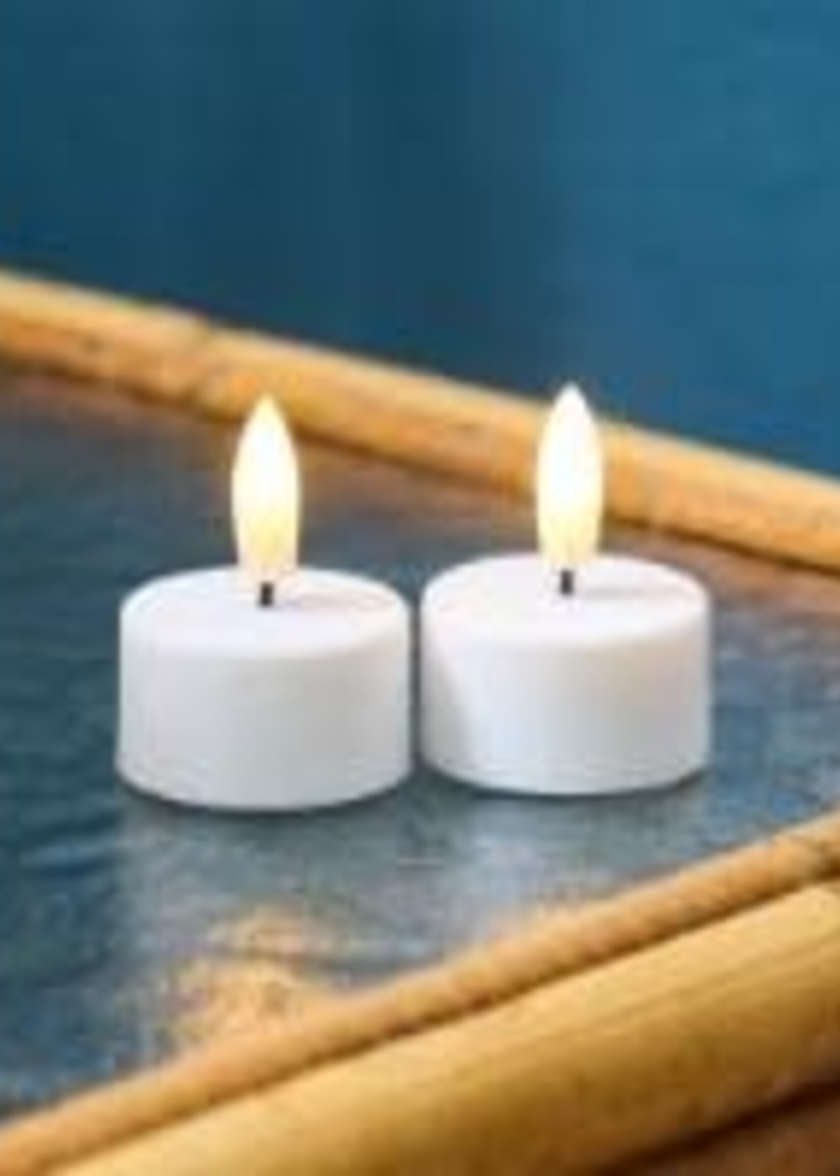 Sirius Sille Rechargeable Tealight 2 pcs set, Ø4xH2,2cm, White